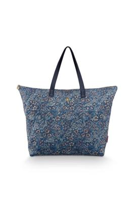 Pip Studio Pip Studio Tilda Tote Bag Large Quilted Daisy Dreams Blue 66x20x44cm