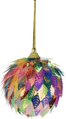 Xmas Ball Leaf 60 mm Irridescen kerst Nampook - Nampook Xmas Ball Leaf 60 mm Irridescen kerst Nampook - Nampook