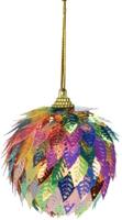 Xmas Ball Leaf 60 mm Irridescen kerst Nampook - Nampook - thumbnail