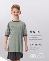 JAKO 4224K Shirt Iconic Km Kids - Mintgroen/Zachtgrijs/Antra Light - 140 - thumbnail