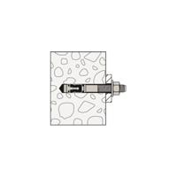 Fischer 564685 FAZ II Plus 16/160 HBS Boutanker 278 mm 16 mm 10 stuk(s) - thumbnail