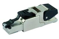 Telegärtner 100023045 RJ45-stekker CAT 6A afgeschermd 100023045 Stekker, recht Aantal polen (sensoren) 8P8C Metaal 10 stuk(s) - thumbnail