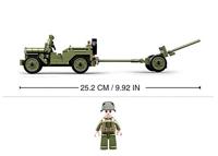 Sluban WWII Iconische geallieerde jeep (M38-B0853) - thumbnail