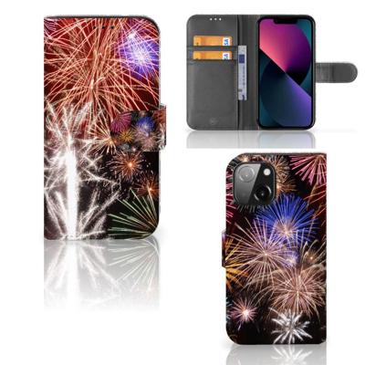 iPhone 13 Mini | Wallet Case | met Pasjes | Vuurwerk