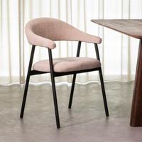 LABEL51 Eetkamerstoel Amaze - Naturel - Elite - Black Frame - thumbnail