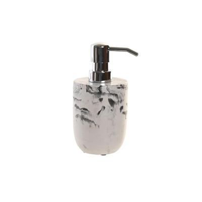 Zeepdispenser DKD Home Decor Zwart Cement Wit