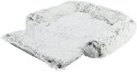 TRIXIE Harvey 38045 stoelbeschermer gestoffeerd vierkant 70 × 90 cm wit/zwart - thumbnail