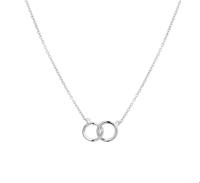 TFT Zilveren Ketting Rondjes 1,2 mm x 40+4 cm - thumbnail