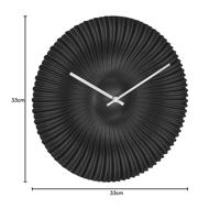 TFA Dostmann 60.3520.01 Wandklok Zendergestuurd 330 mm x 50 mm x 330 mm Zwart - thumbnail