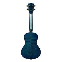 Kala Exotic Mahogany Blue concert ukelele met gigbag - thumbnail
