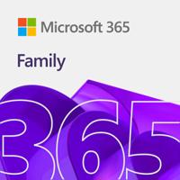 Microsoft 365 Family - 12 maanden/6 apparaten *Digitale licentie* - thumbnail
