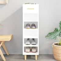 VidaXL Schoenenkast 30x35x105 cm bewerkt hout wit - thumbnail