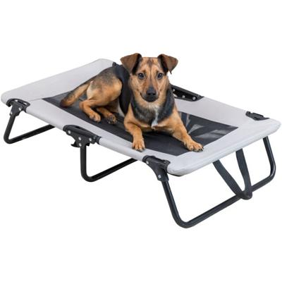TRIXIE STRETCHER HONDENLIGBED GRIJS / ZWART 79X50X19 CM TRIXIE STRETCHER HONDENLIGBED GRIJS / ZWART 79X50X19 CM