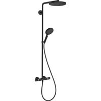 Hansgrohe Doucheset Raindance Select S 240 1jet PowderRain Met Thermostaat Mat Zwart - thumbnail