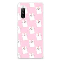 Sony Xperia 10 III | TPU Hoesje | Sleeping Cats - thumbnail