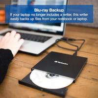 Verbatim Slimline Externe Blu-ray brander Retail USB-A 3.2 Gen 1 Zwart - thumbnail