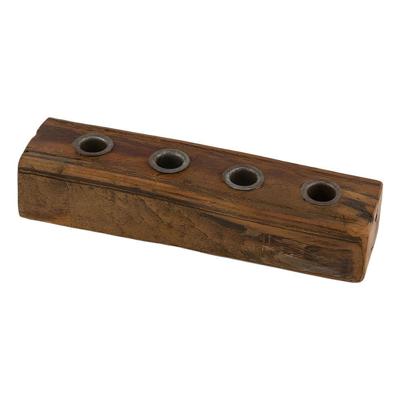 Dinerkaarshouder hout 4 kaarsen 29,5x7 cm Gehlmann - Gehlmann Dinerkaarshouder hout 4 kaarsen 29,5x7 cm Gehlmann - Gehlmann