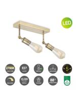 Light depot - opbouwspot Spy 2 lichts - vintage - Outlet - thumbnail