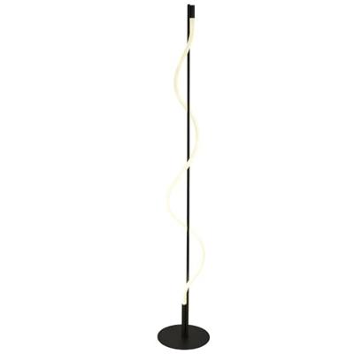 Searchlight VloerlampSerpent 141cm zwart - EU57213BK