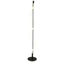 Searchlight VloerlampSerpent 141cm zwart - EU57213BK - thumbnail
