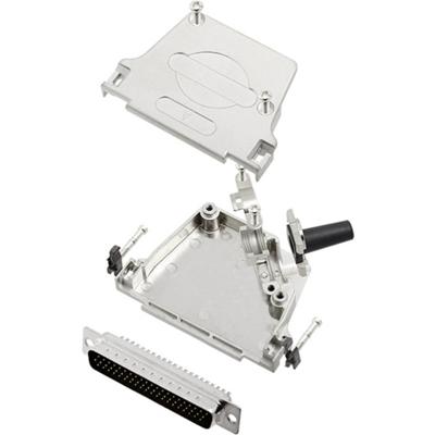 TRU COMPONENTS TCD45ZF37HDP62K 7709612 Sokkelset SUB-D mannelijk 45° Aantal polen: 62 soldeervat 1 stk(s)