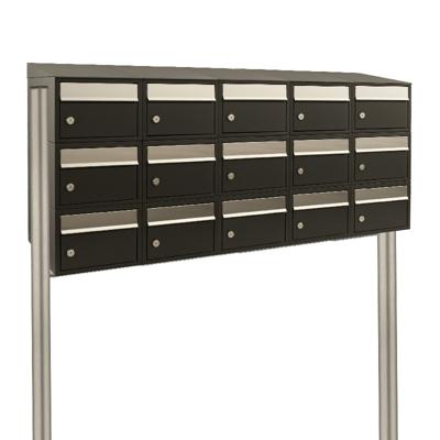 Stoer! Brickset 5-Breed, 3-Hoog Met Dak Op Statief Zwart - 40215070_5x3ds