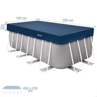 Winterafdekking - INTEX - Rechthoekig zwembad - 4,00m x 2,00m - Bescherming tegen vuil - thumbnail