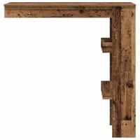 Bartafel wandgemonteerd 102x45x103,5 cm bewerkt hout oud hout - thumbnail