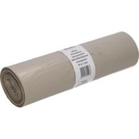 Deiss vuilniszak, ft 65 + 50 x 135 cm, transparant, LDPE, rol van 10 stuks - thumbnail