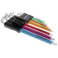 Gedore r36401009 | haakse stiftsleutelset | in | 1,5-10 mm multicolor | 9-dlg 3301332 - thumbnail