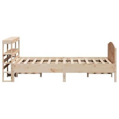 Bedframe zonder matras massief grenenhout 160x200 cm