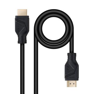 DVI-kabel NANOCABLE 10.15.8300 50 cm Zwart