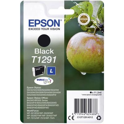 Epson inktcartridge T1291, 380 pagina's, OEM C13T12914012, zwart
