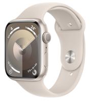 Apple Watch Series 9 (GPS 45 mm) Smartwatch - Kast van sterrenlicht aluminium - Sterrenlicht sportbandje M/L. Conditie bijhouden, Saturatie-app en Ecg-app, Always-on Retina-display, waterbestendig - thumbnail
