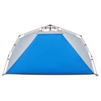 VidaXL Strandtent 3-persoons waterdicht snelontgrendeling azuurblauw - thumbnail