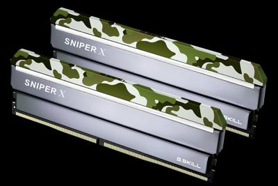 G.Skill Sniper X F4-3200C16D-16GSXFB - Geheugen - DDR4 - 16 GB: 2 x 8 GB - 288-PIN - 3200 MHz - CL16 G.Skill Sniper X F4-3200C16D-16GSXFB - Geheugen - DDR4 - 16 GB: 2 x 8 GB - 288-PIN - 3200 MHz - CL16