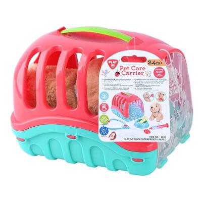 Playgo dieren reishok met knuffel puppy - 7dlg.