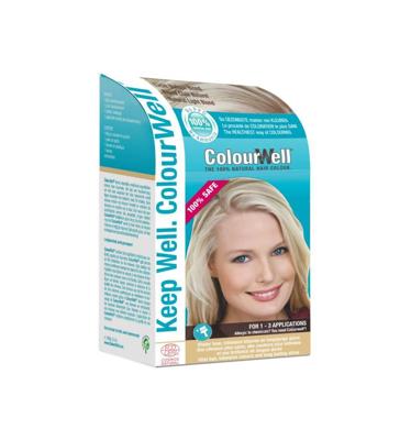 Colourwell 100% Natuurlijke haarkleur licht natuur blond 100 Gram Colourwell 100% Natuurlijke haarkleur licht natuur blond 100 Gram