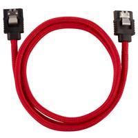 Corsair Premium Sleeved kabel SATA 60 cm rood - thumbnail