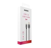 Sitecom CA-033 USB-C naar USB-A Charge & Sync nylon kabel, 2 m, voor Samsung Galaxy, ChromeBook, MacBook, Huawei P30/P20, Google Pixel, Sony Xperia XZ, OnePlus 6T - thumbnail