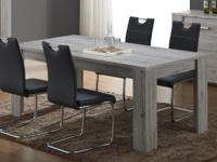 Eettafel ELIA 170 cm rustiek eik met verlengstuk - thumbnail