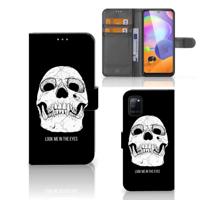 Telefoonhoesje met Naam Samsung Galaxy A31 Skull Eyes - thumbnail