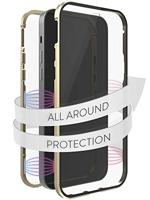 White Diamonds Cover 360° Glass Voor Apple IPhone 13 Pro Max Goud - thumbnail