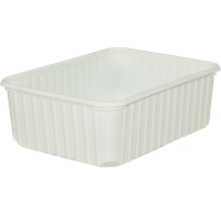 Bak | PP | 1000ml | kilobak | 180x135x60mm | wit | 400 stuks - thumbnail