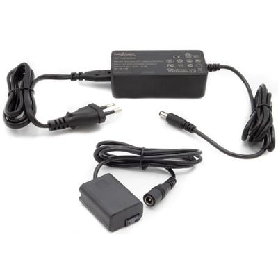 ChiliPower Netadapter DR-FW50 voor Sony - plus NP-FW50 dummy accu - Adapter Kit