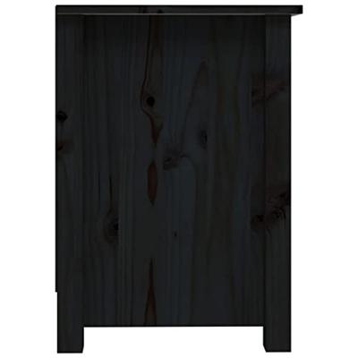 Tv-meubel 103x36,5x52 cm massief grenenhout zwart