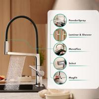 Hansgrohe Talis Select M54 PowderSpray ééngreeps keukenkraan Semi-Pro 3jet, chroom - thumbnail