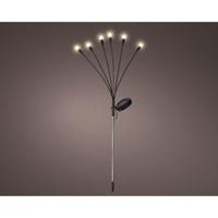 Solar Tuinsteker 6 LED 70cm WW - thumbnail