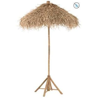 J-Line Parasol op Voet Bamboe