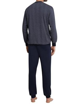 Schiesser Schiesser Pyjama Long 159620 darkblue 62/5XL
